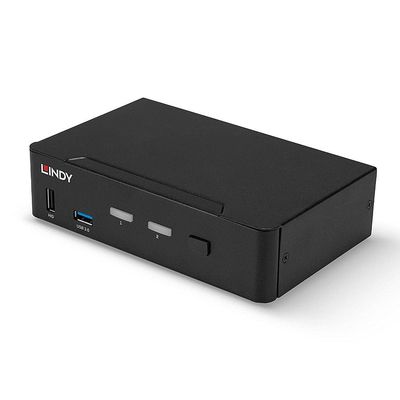 2 Port DisplayPort 1.4, USB 3.0 & Audio KVM Switch