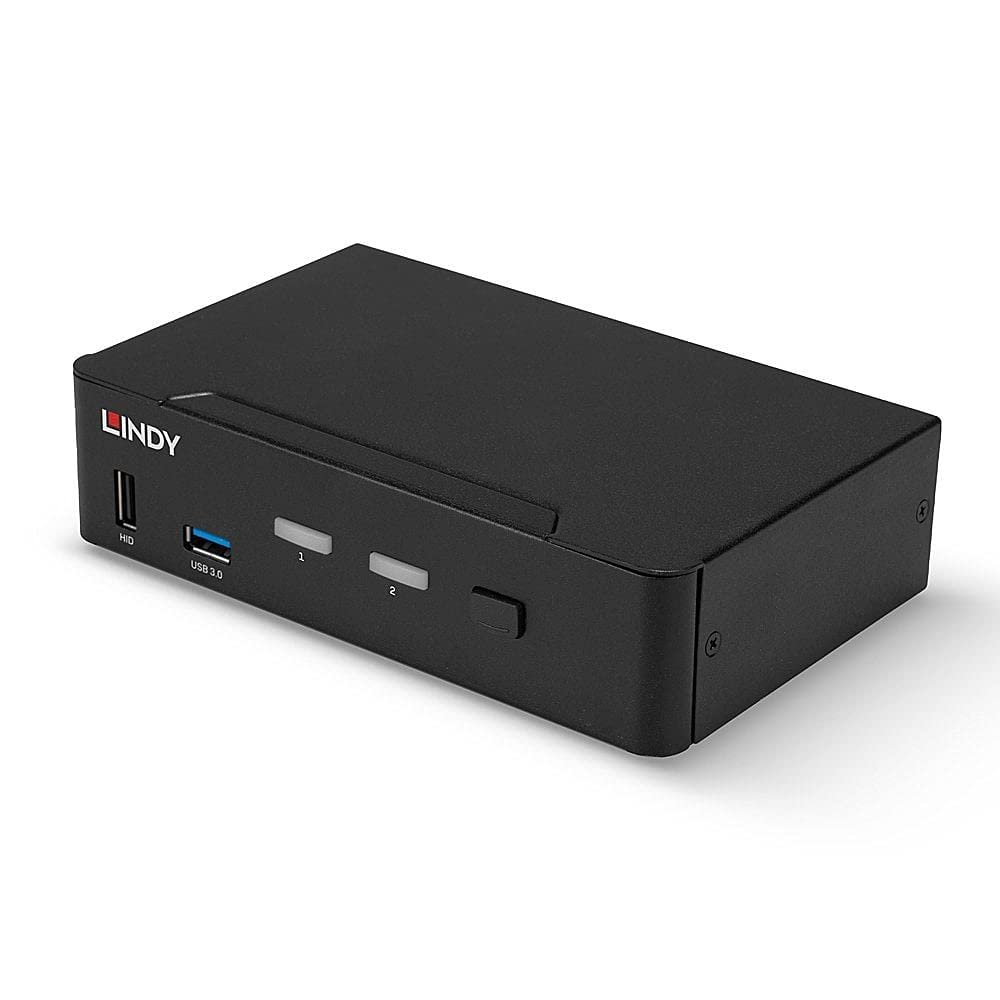 2 Port DisplayPort 1.4, USB 3.0 & Audio KVM Switch