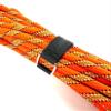 AIRNIX 20pc 8" x .75" (6.5" useable) Hook and Loop Nylon Cinch Straps, Reusable Fastening, Securing, Cable Straps, Metal Buckle, Black view 3