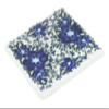 Blue Rose Polish Pottery - Blue Melanie Tile - 4.5"" Square - Ceramic Decorative Tile for Kitchen Backsplash, Trivet or Wall Art view 1