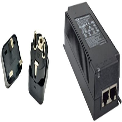 ACTi PPOE-0103 High PoE Injector, 60W Gigabit, IEEE 802.3at Compliant, AC 100~240V with Universal Connectors, Black For use with A950, A951, B915, B916, B928, I915, I96, I97 and I98 Speed Dome Cameras