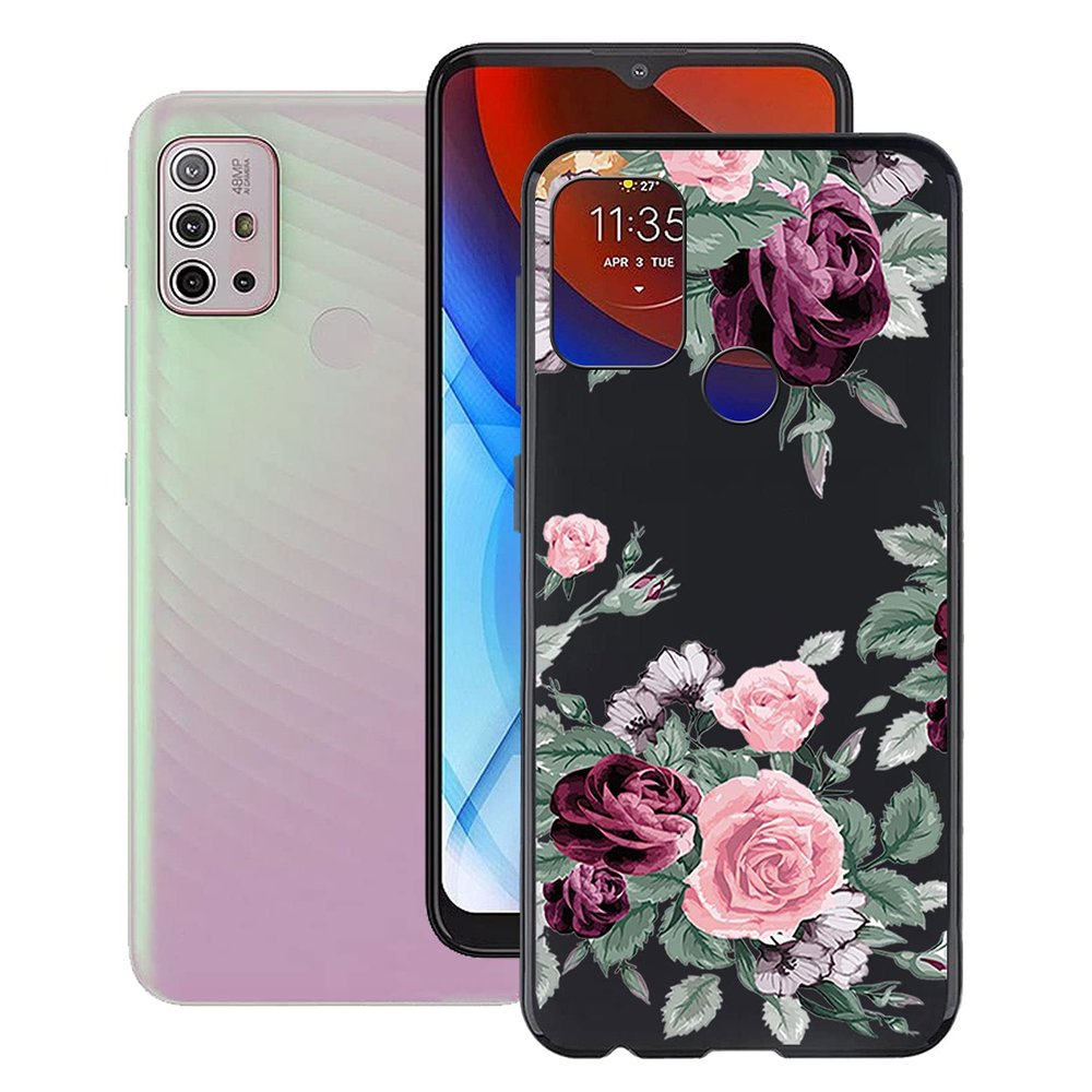Phone Cover for Lenovo K13 Note (6.50"), ZXLZKQ Black Bumper Shockproof Cover, Full Drop Protection Case, Ultra-Thin Soft Silicone TPU Back Protective Cover - YQ12