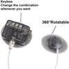 FIGEPO Fridge Lock Combination Coded Child Safety Lock with Strong Adhesive, No Keys Needed (1, Grey) view 3