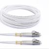 Elfcam - 15m Fibre Optic Cable LC/UPC to LC/UPC Multimode Duplex 50/125um OM3 LSZH White(15M) view 1