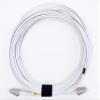 Elfcam - 15m Fibre Optic Cable LC/UPC to LC/UPC Multimode Duplex 50/125um OM3 LSZH White(15M) view 2