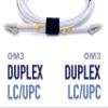 Elfcam - 15m Fibre Optic Cable LC/UPC to LC/UPC Multimode Duplex 50/125um OM3 LSZH White(15M) view 3