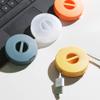 6Pcs Swivel Winder Headphone Desktop Cable Organizer Cable Winder case Cables Organizer Cable Wire Organizer Tabletop Organizer USB Cable Organizer Charge Cable Box Plastic view 2