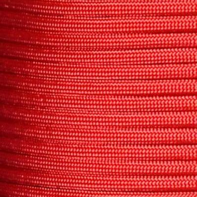 US Ropes Tactical Nylon Micro Cord 1.18mm X 125ft Lightweight Braided Cord (3/64" Diameter) on Spool Camping Boating Home Fishing Garden Jewelry 90lb Test Breaking Load (Imperial Red)