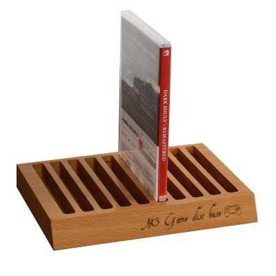 DCFV Pure Solid Wood CD Storage Rack, Dustproof Record Storage Box,Desktop Vinyl Record Storage Rack CD Rack, 2 Sizes (Size : 6.9 * 7 * 1inch)