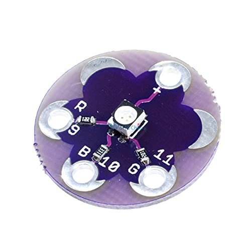 5Pcs for Arduino Lilypad Tri-Color LED RGB Module for Lilypad LED Module Tri-Color Module DIY Kit