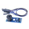 2 Set Passive Buzzer Module Alarm Sensor Beep Module for Arduino Smart Car 3.3V-5V I/O Interface of SCM with Line view 3