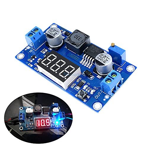 10Pcs DC-DC XL6009 Boost Step Up Power Supply Module Digital 4.5-32V to 5-35V Step-up Voltage Regulator with LED Voltmeter