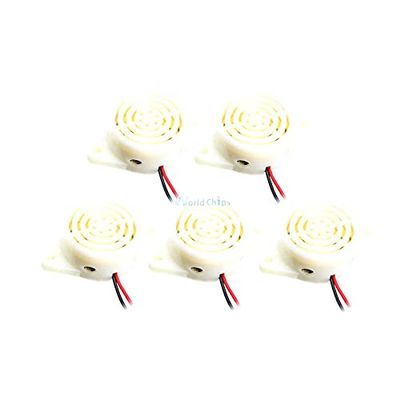 5PCS/Lot 95DB Alarm High-Decibel 3-24V 12V Electronic Buzzer Beep Alarm Intermittent Beep for Arduino SFM-27