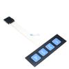 1x4 Key Matrix Membrane Switch Control Panel Keypad Keyboard Slim view 3