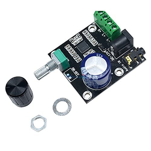 Super Slim 2 x 15W PAM8610 Class D Digital Dual Power Audio Amplifier Board Module 12V 15 W+15 W Electrical Components
