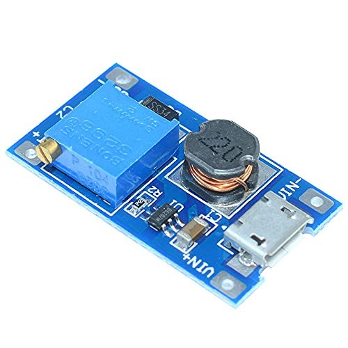 10Pcs/Lot DC DC Step Up Power Supply Booster MT3608 for Replace XL6009 Micro USB 2A Adjustable 2-24V to 28V Step-up Module