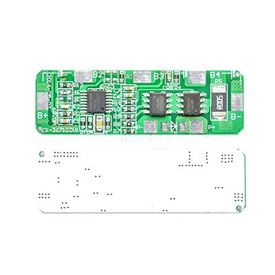 4S 4A-5A 18650 Li-ion Lithium Battery Protection Board 4 Pack PCB BMS 4.25-4.35V to 2.3-3.0V with Over Protection
