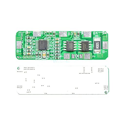 4S 4A-5A 18650 Li-ion Lithium Battery Protection Board 4 Pack PCB BMS 4.25-4.35V to 2.3-3.0V with Over Protection