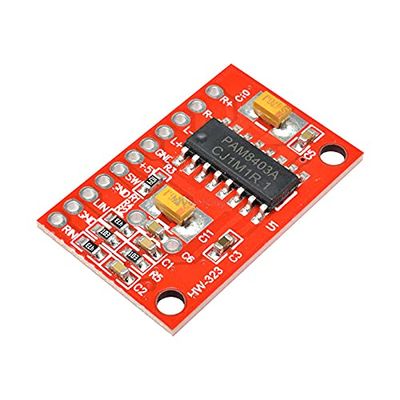 2 * 3W PAM8403 Super Mini Digital Amplifier Board D Class 2-Channel Amplifier Board 2.5-5V USB Power Supply for Arduino
