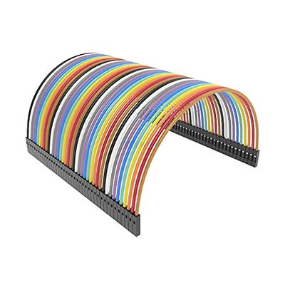 40PCS 10CM 2.54MM Row Male to Male Dupont Cable Breadboard Jumper Wire for arduino