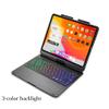 HENGHUI 360 Rotatable Keyboard for iPad Pro 13 inch (M5/M4)/ iPad Air 13 inch (M3/M2)/ iPad Pro 12.9" 6th/5th/4th/3rd Generation Backlight Trackpad Foldable Integrated Keyboard Case Cover(Rosegold) view 3