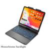 HENGHUI 360 Rotatable Keyboard for iPad Pro 13 inch (M5/M4)/ iPad Air 13 inch (M3/M2)/ iPad Pro 12.9" 6th/5th/4th/3rd Generation Backlight Trackpad Foldable Integrated Keyboard Case Cover(Rosegold) view 4