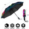 LJYT Premium Umbrella-Compact Automatic Umbrella-Folding Travel Umbrella-Portable Automatic Umbrella (Color : Paint Splatter Dark) view 2