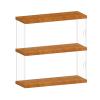 DCFV Tape Storage Display Rack, Cd Solid Wood Acrylic Storage Box, Dust-Proof Album Desktop Rack, 2 Sizes (Size : 11.8 * 3.9 * 10.6inch) view 1