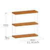 DCFV Tape Storage Display Rack, Cd Solid Wood Acrylic Storage Box, Dust-Proof Album Desktop Rack, 2 Sizes (Size : 11.8 * 3.9 * 10.6inch) view 3