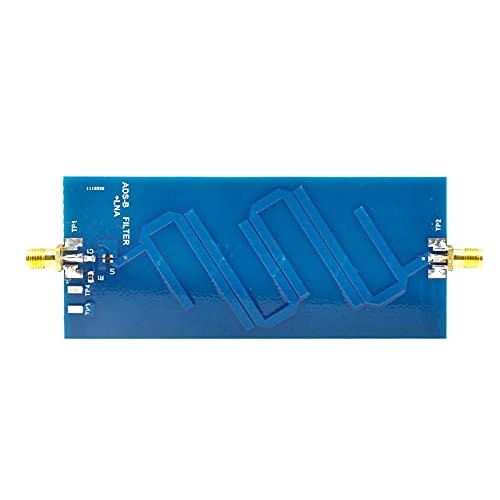 ADS-B Active Receiving Antenna 1090 MHz ADS-B + LAN Filter Bandpass 2.5-5.5V 20 dB Active Gain SMA Standard Head