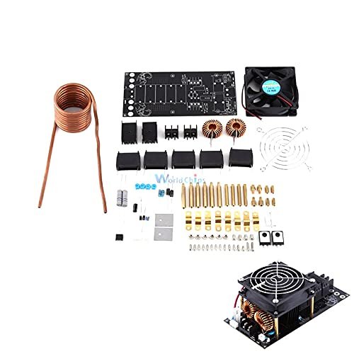 Midzoo DC 12-36V 1000W 20A ZVS Tesla Coil Induction Heating Board Module Heater Cooling Fan DIY Kit