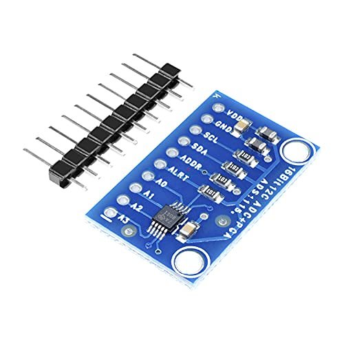 16 Bit I2C ADS1115 Module ADC Ultra-Compact 16-Precision 4 Channel with Pro Gain Amplifier for Arduino RPi Development Board