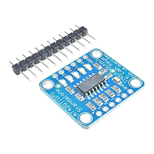 AT42QT1070 5-Pad 5 Key Capacitive Touch Sensor Module Breakout Board Module DC 1.8 to 5.5V Power for Standalone Mode