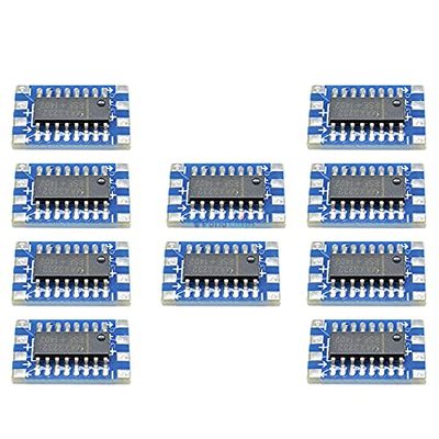 10PCS Serial Port Mini RS232 to TTL Converter Adaptor Module Board MAX3232 115200bps