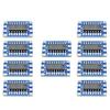 10PCS Serial Port Mini RS232 to TTL Converter Adaptor Module Board MAX3232 115200bps view 1