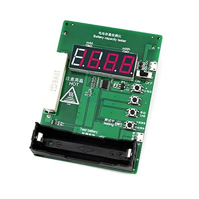 18650 Battery Capacity Tester 0.56 inch 4-Digit LED Display MAH MWH Measurement Power Bank Monitor DC 5-12V