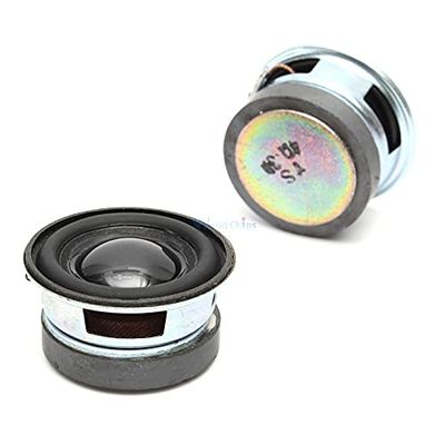 2PCS A lot Acoustic Speaker 4 Ohm 3W 40MM Speaker 36MM External Magnetic Black Hat PU Edge Acoustic Components