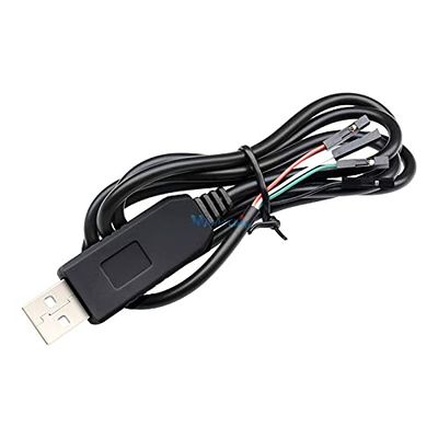 2PCS PL2303 PL2303HX USB to UART TTL Cable Module 4p 4 Pin RS232 Converter Serial Adapter Cable Module PL2303HX Converter