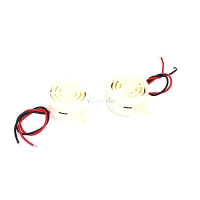 2PCS 95DB Alarm High-Decibel 3-24V 12V Electronic Buzzer Beep Alarm Intermittent Beep for Arduino SFM-27