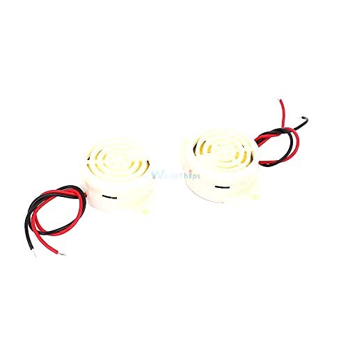 2PCS 95DB Alarm High-Decibel 3-24V 12V Electronic Buzzer Beep Alarm Intermittent Beep for Arduino SFM-27