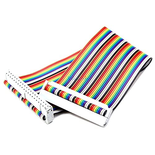 20cm 40 PIN Way GPIO Rainbow Ribbon Cable for Raspberry Pi Model B/Model B+