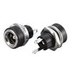 10Pcs 3A 12v for DC Power Supply Jack Socket Female Panel Mount Connector 5.5mm 2.1mm Plug Adapter 2 Terminal Types 5.52.1 view 3