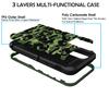 DuraSafe Cases for iPhone 11 PRO Max 2019 6.5 Inch A2161 A2220 A2218 Shockproof Sturdy Printed Case with Multi Layer Protection & Kick Stand - Military Moss(Without Holster) view 4