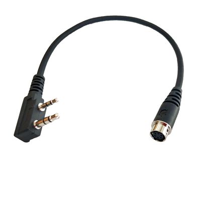ArmorMason Hirose 6-pin Quick Disconnect Adapter Compatible with Baofeng UV-5R Radio