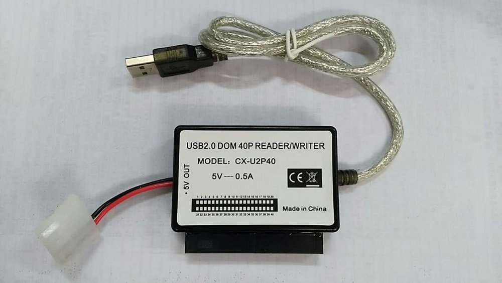 Onefavor 40/44 Pin IDE to USB Reader, Disk on Module Adapter, Micro IDE Reader, Hard Drive Adapter USB 2.0