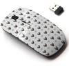 2.4G Wireless Mouse with Cute Pattern Design for All Laptops and Desktops with Nano Receiver - Deer Snowflake Winter Pattern view 1