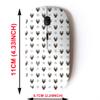 2.4G Wireless Mouse with Cute Pattern Design for All Laptops and Desktops with Nano Receiver - Deer Snowflake Winter Pattern view 2