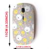 2.4G Wireless Mouse with Cute Pattern Design for All Laptops and Desktops with Nano Receiver - Cartoon Bunny Cute Chick view 2