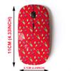 2.4G Wireless Mouse with Cute Pattern Design for All Laptops and Desktops with Nano Receiver - Cute cartoonish Insects Pattern view 2