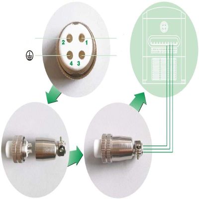 Aviation Plug for Huayang Spindle Motor